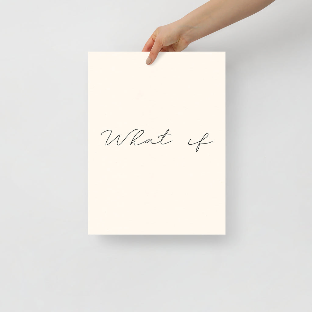 Quote: What if Poster