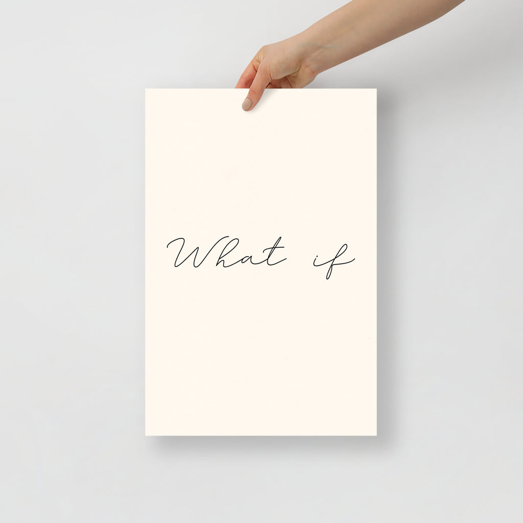 Quote: What if Poster