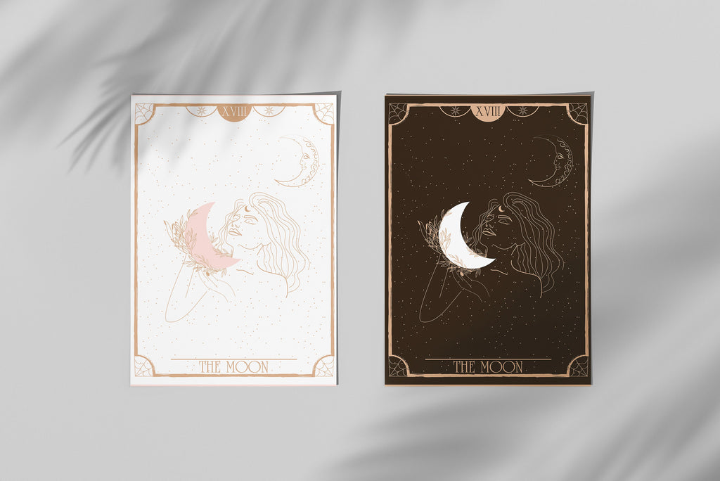 The Moon Tarot Card Print