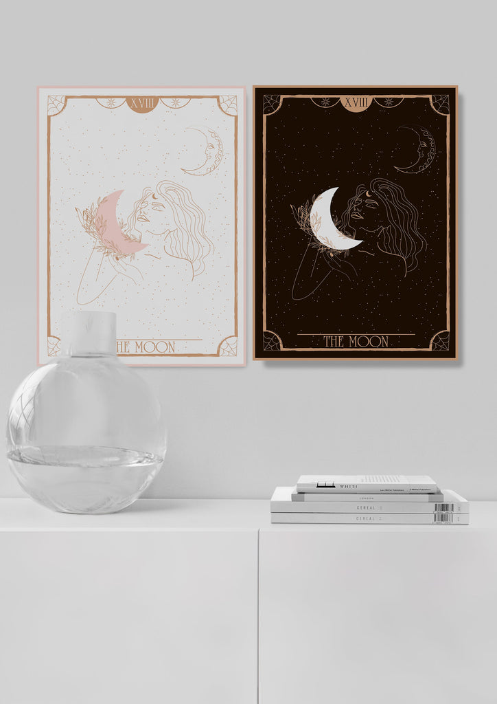 The Moon Tarot Card Print