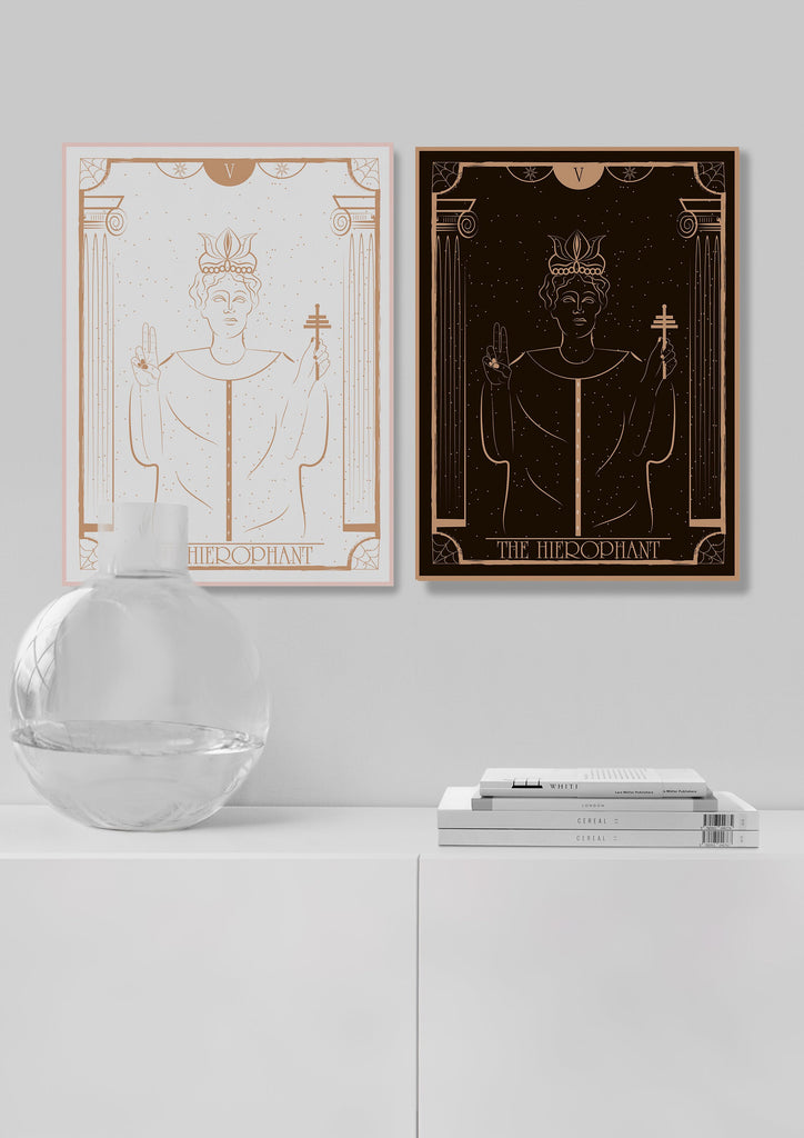 The Hierophant Tarot Card Print